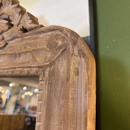 Tall Carved Mirror