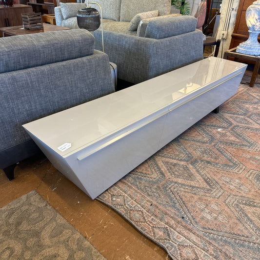 Contemporary Lacquered Media Stand
