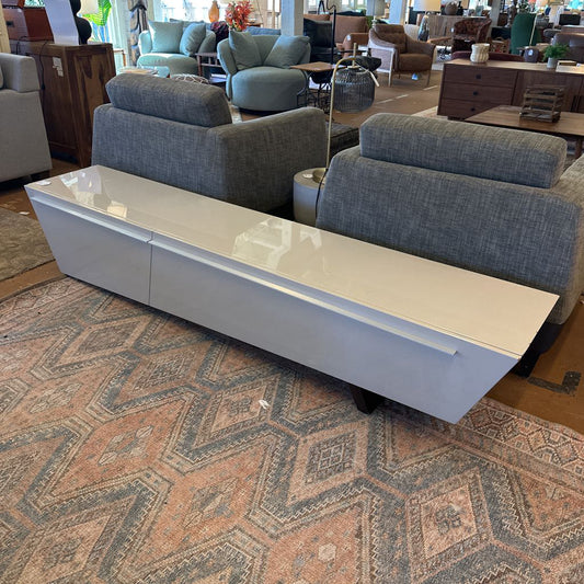 Contemporary Lacquered Media Stand