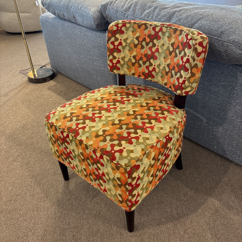 Funky Multicolored Armless Chair