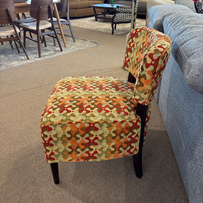 Funky Multicolored Armless Chair