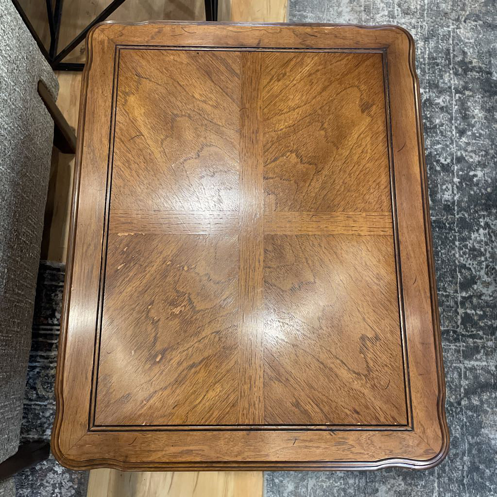 1973 Hammary 2 Drawer Accent Table