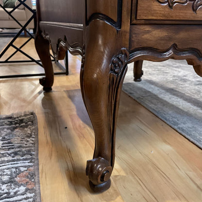 1973 Hammary 2 Drawer Accent Table
