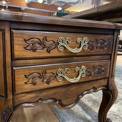 1973 Hammary 2 Drawer Accent Table