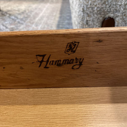 1973 Hammary 2 Drawer Accent Table