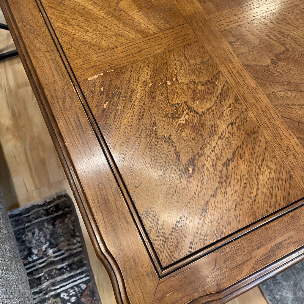 1973 Hammary 2 Drawer Accent Table