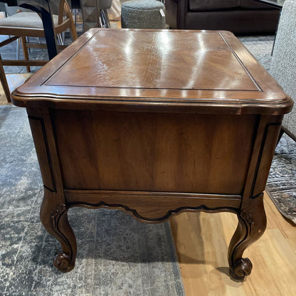 1973 Hammary 2 Drawer Accent Table