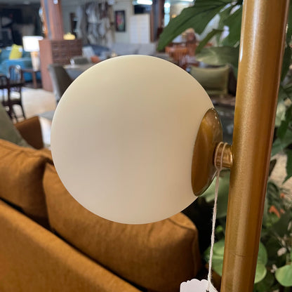 3 Globe Gold Floor Lamp