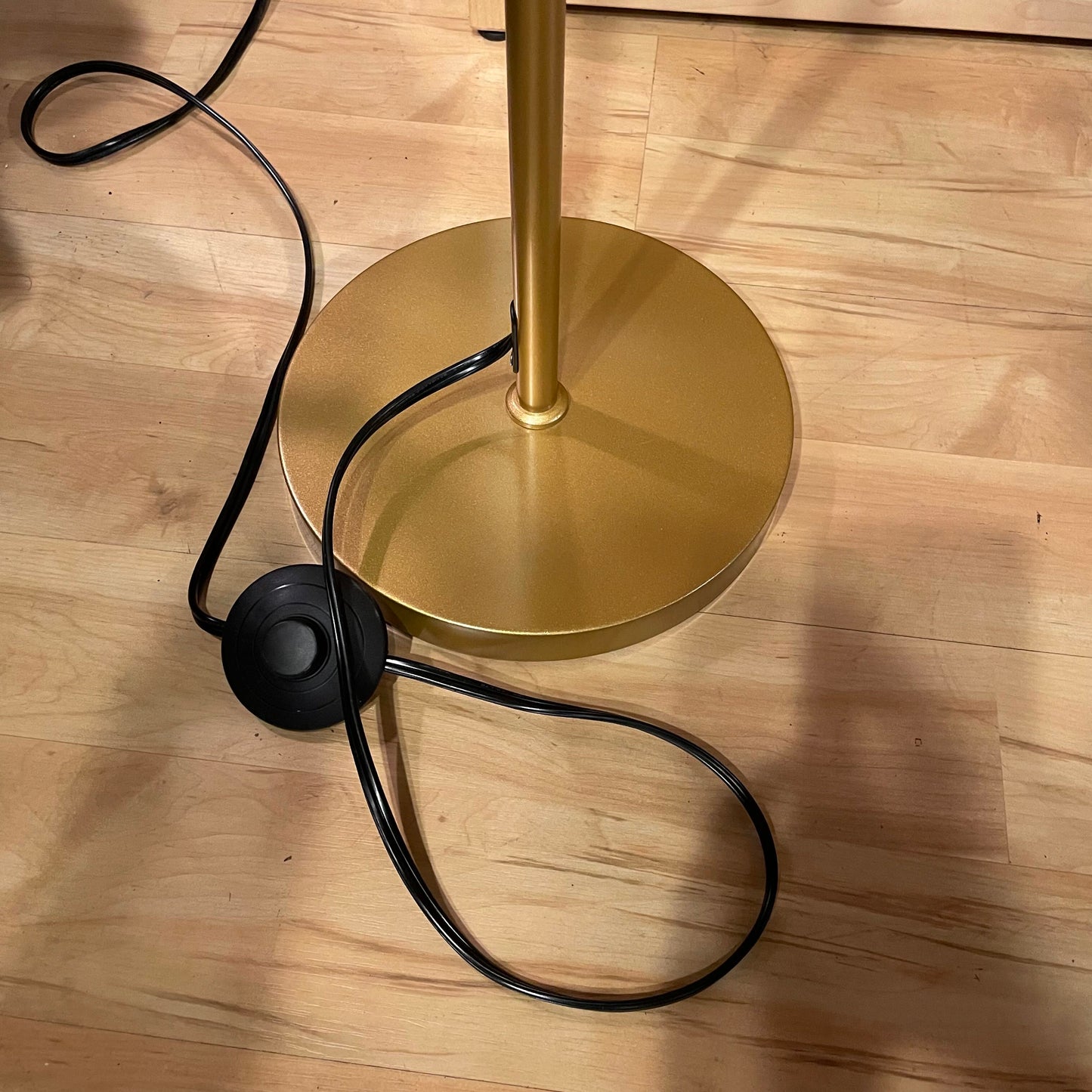 3 Globe Gold Floor Lamp