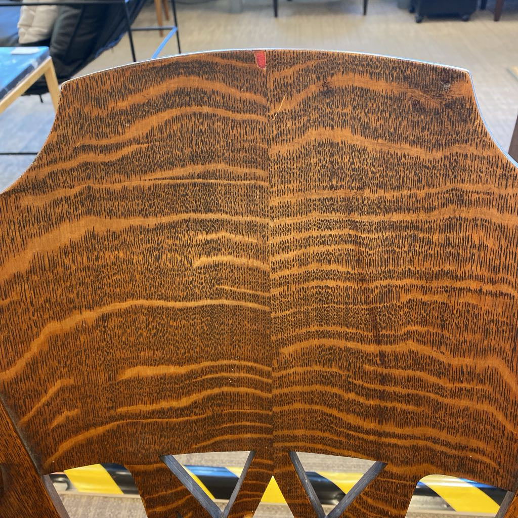 Mission Style Quartersawn Tiger Oak Chair