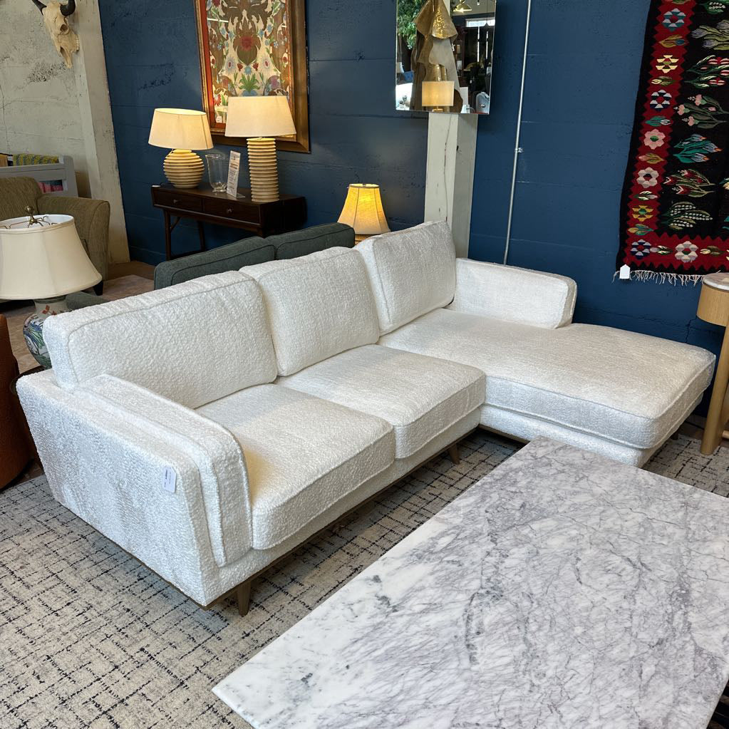 Ivory RAF Chaise Sect