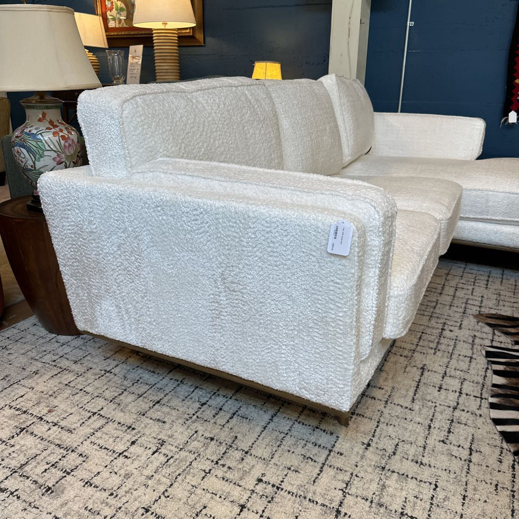 Ivory RAF Chaise Sect