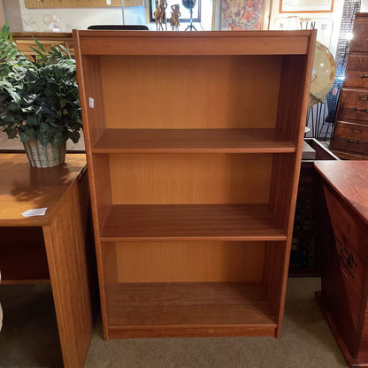 4 Tier Cherry Wood Veneer Bookshelf