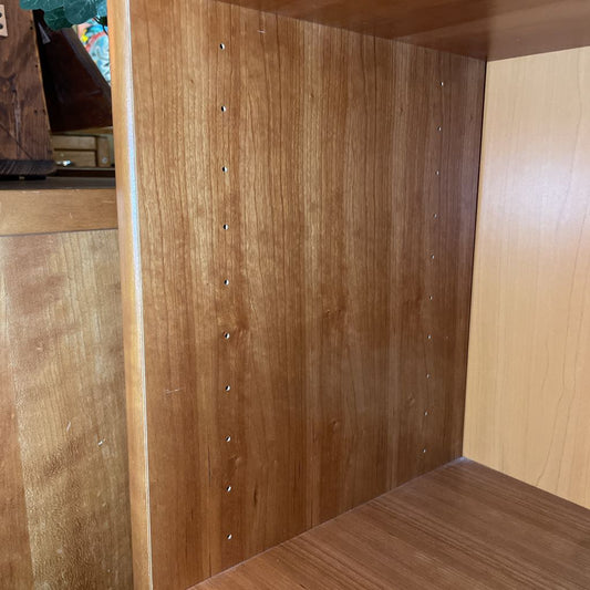 4 Tier Cherry Wood Veneer Bookshelf
