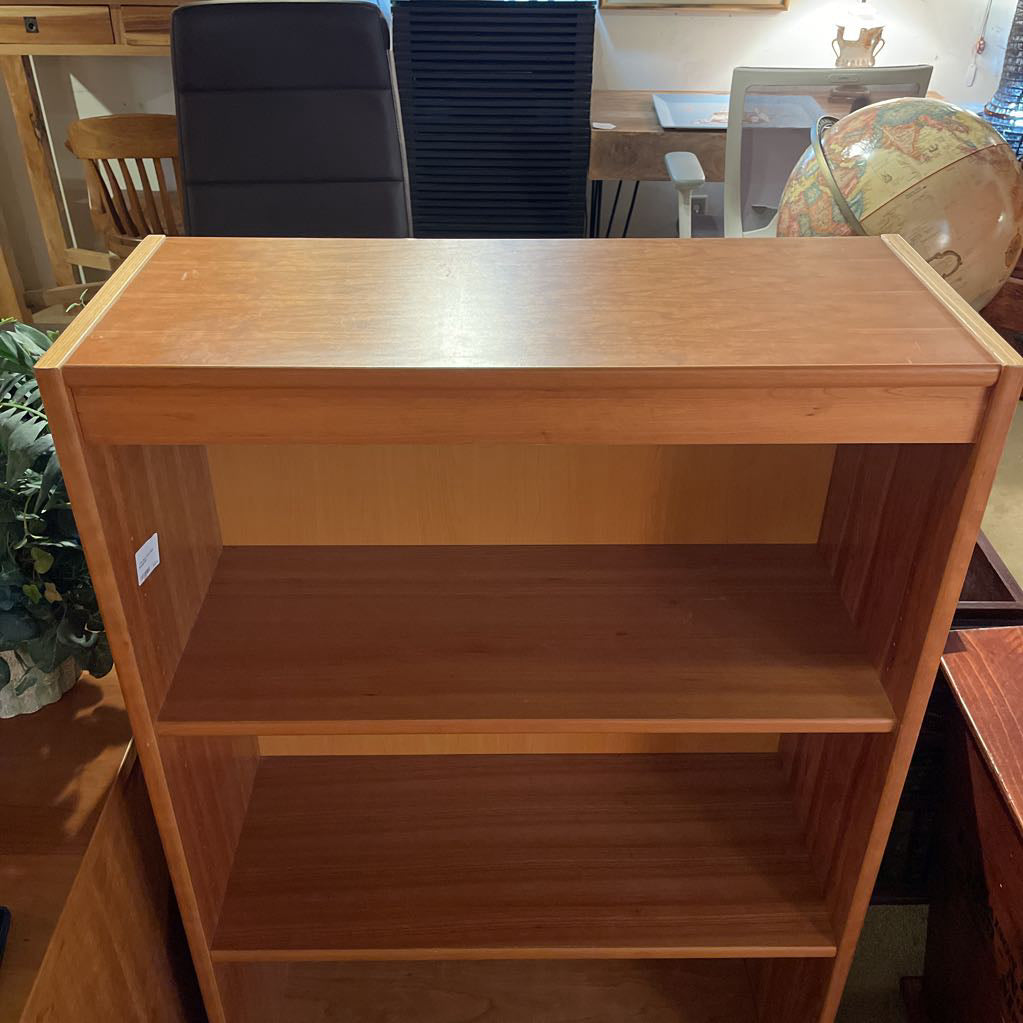 4 Tier Cherry Wood Veneer Bookshelf