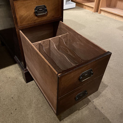 BAKER Leather Inset Mahogany Traditional Desk