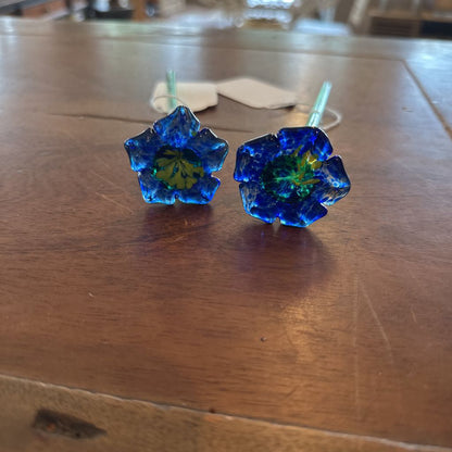 Hand Blown Glass Flower
