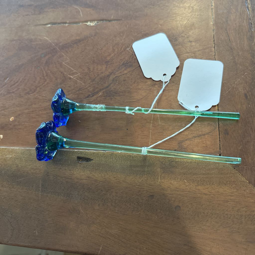 Hand Blown Glass Flower