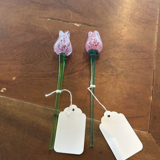 Hand Blown Glass Flower SMALLS