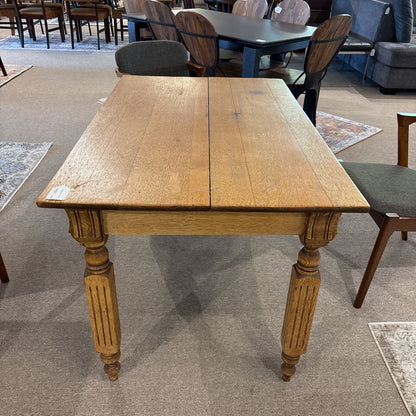 Vintage Oak Small Rectangular Dining Table