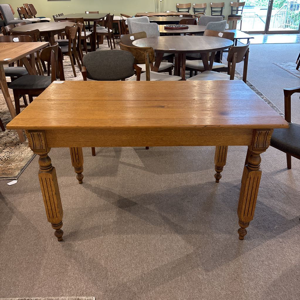 Vintage Oak Small Rectangular Dining Table