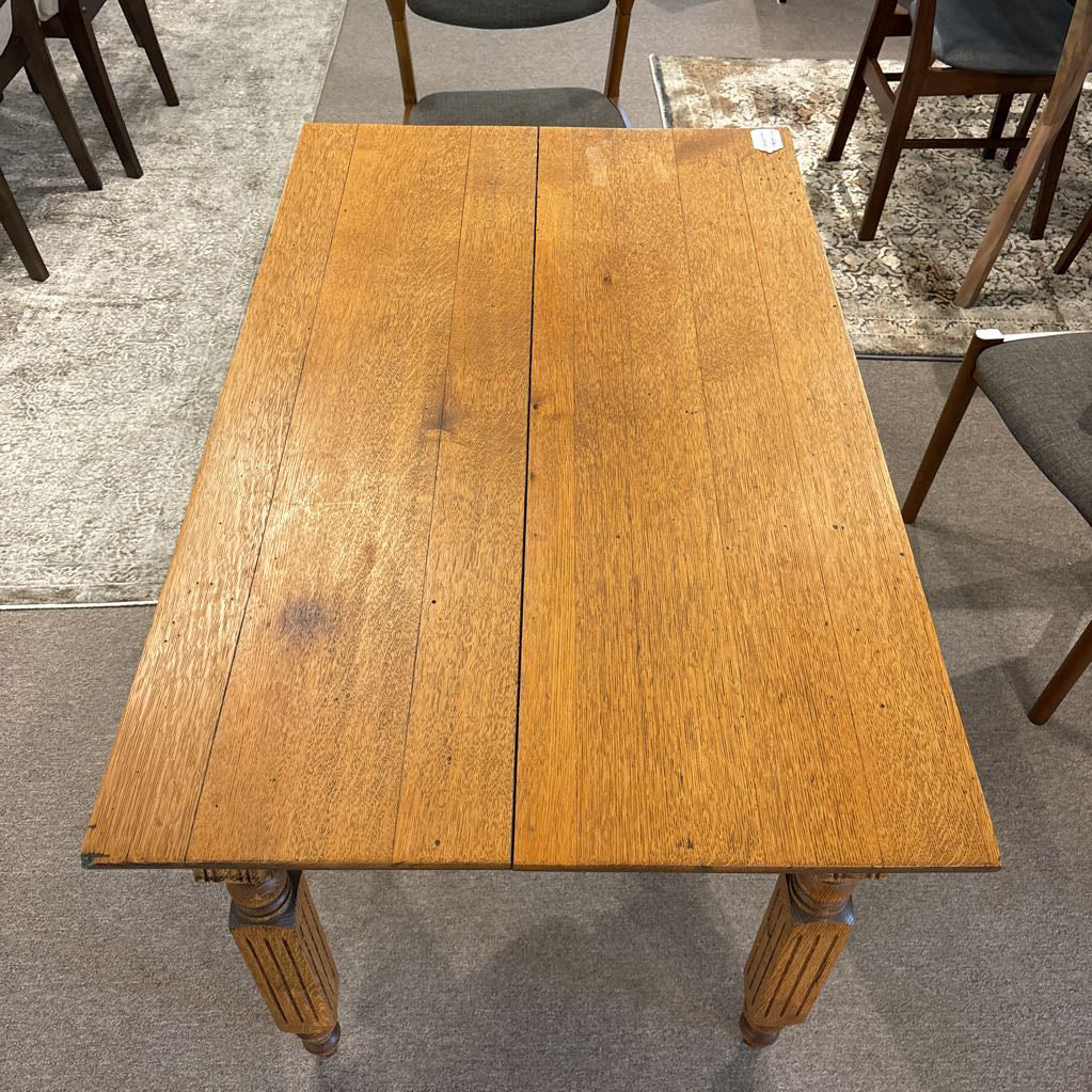 Vintage Oak Small Rectangular Dining Table