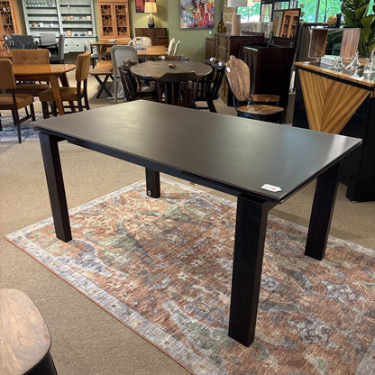 Kasala Glass Top Expanding Dining Table