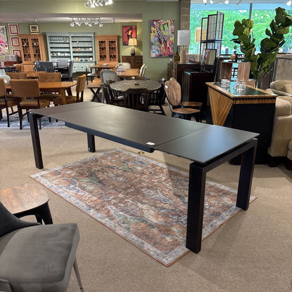Kasala Glass Top Expanding Dining Table