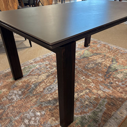 Kasala Glass Top Expanding Dining Table
