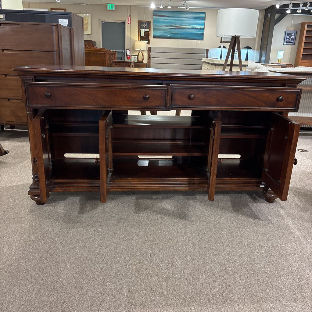 Dark Wood Media Sideboard