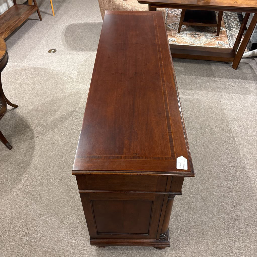 Dark Wood Media Sideboard