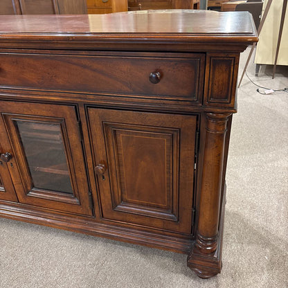 Dark Wood Media Sideboard