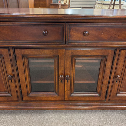 Dark Wood Media Sideboard