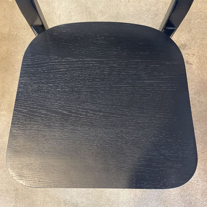 Black Angled Back Stool