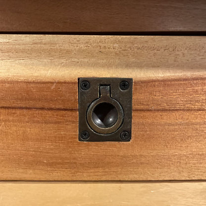Acacia Live Edge Standing Desk w Drawers