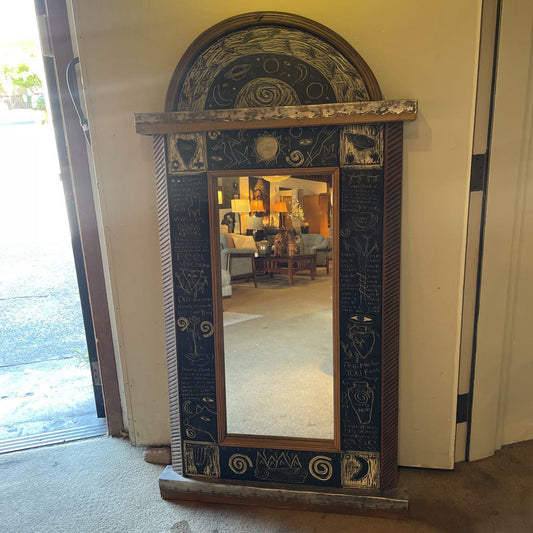 Jane Siberry Verse Portland Artist Hand Decorated Mirror C MIRRORS