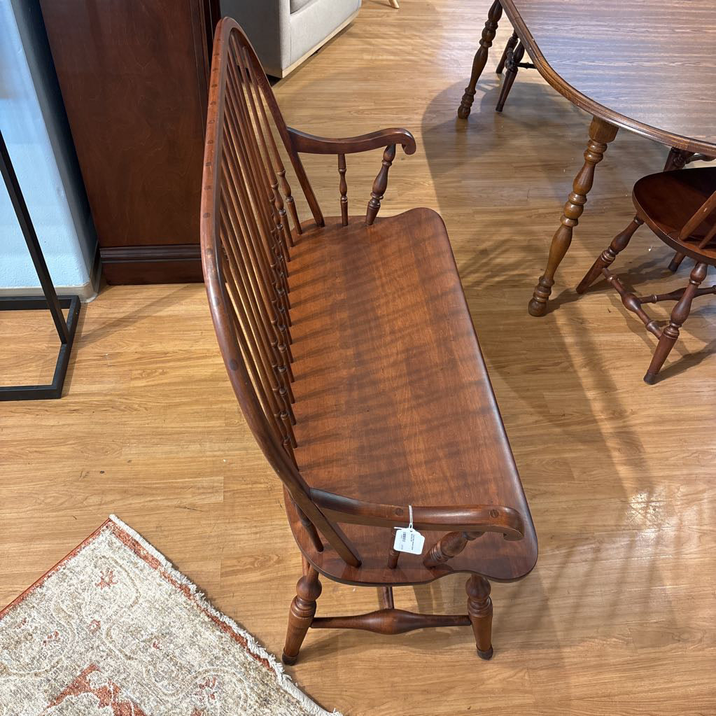 Custom Made Hitchcock Spindle Back Bench C DINING BENCHES