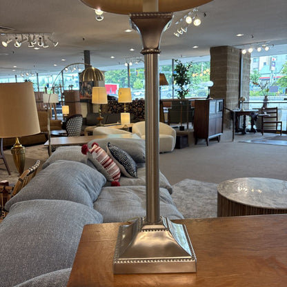 Contemporary Silver Table Lamp