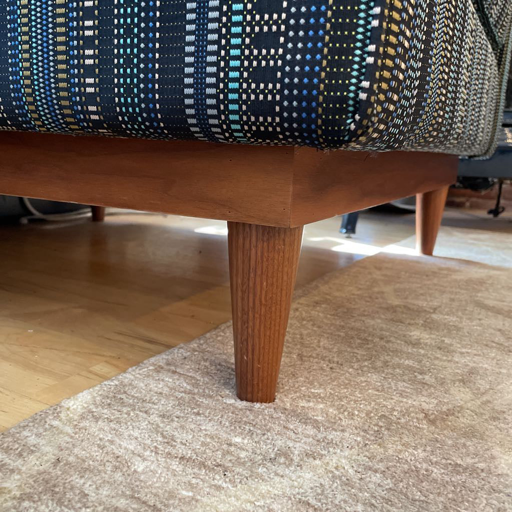 Contemporary Striped Armchair