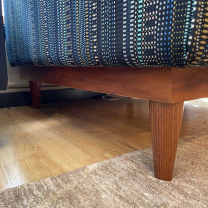 Contemporary Striped Armchair