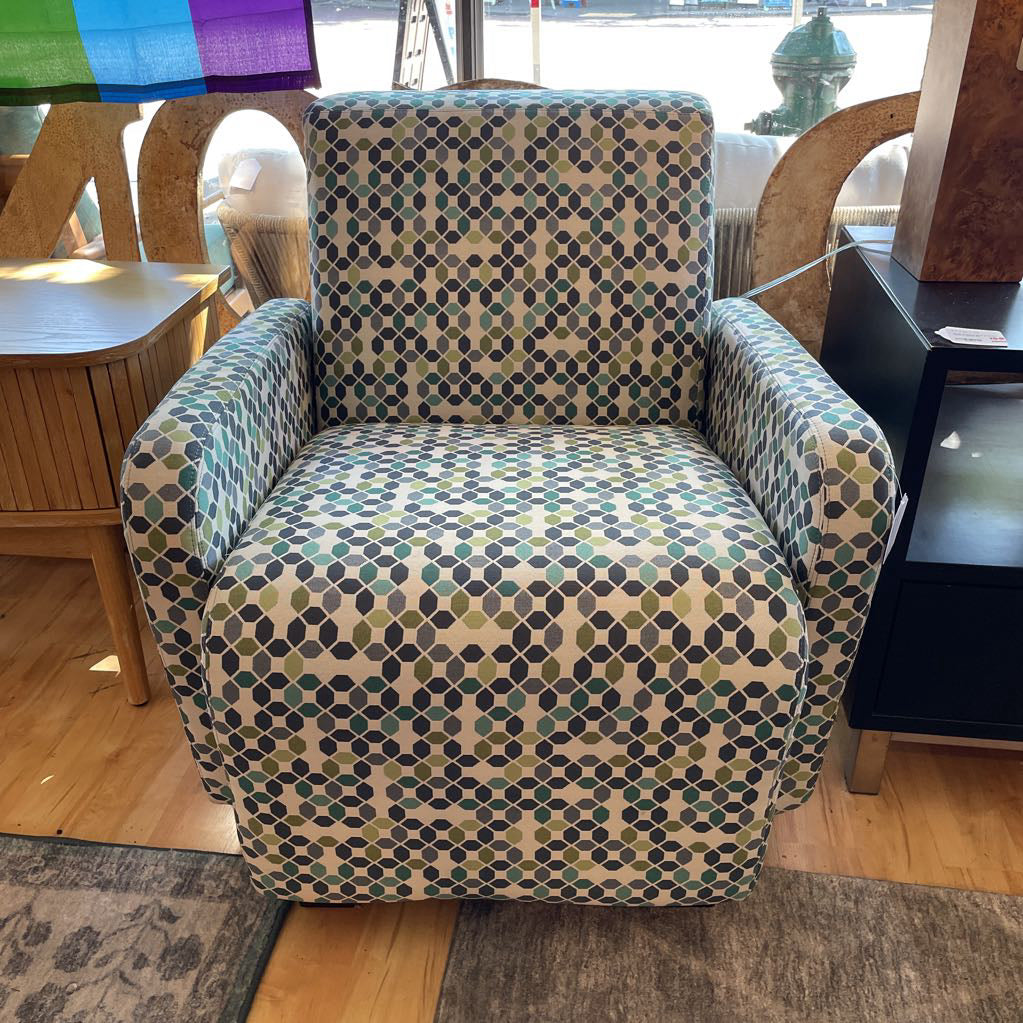 Contemporary Geometric Arm Chair