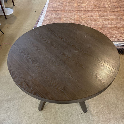 West Elm Walnut 42" Round Dining Table AS IS
