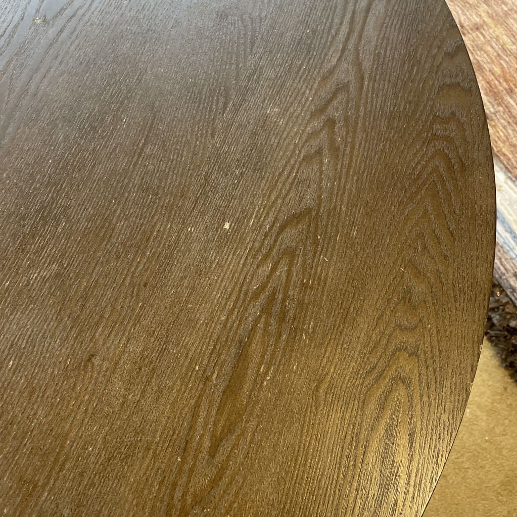 West Elm Walnut 42" Round Dining Table AS IS