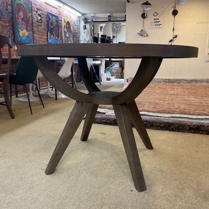 West Elm Walnut 42" Round Dining Table AS IS