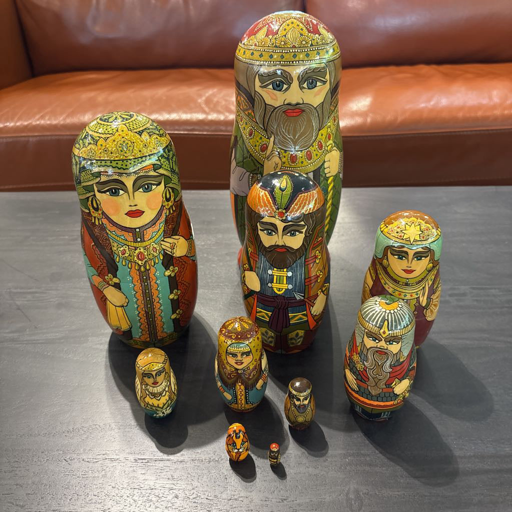 Royal Russian Nesting Doll Set (10 Pieces)