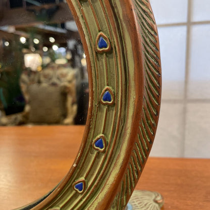 Tiffany Peacock Feather Mirror Reproduction