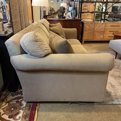 Tween Channel Velvet Down Filled Queen Sleeper Sofa