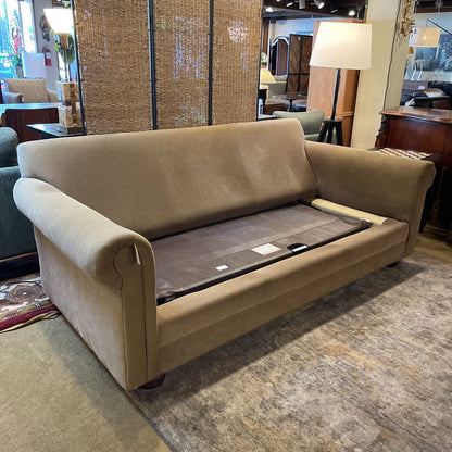 Tween Channel Velvet Down Filled Queen Sleeper Sofa