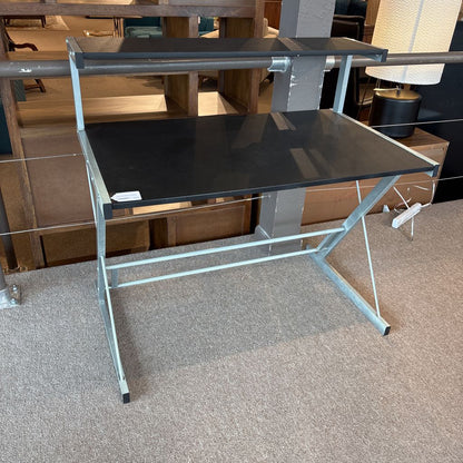 Metal Frame Black Top Desk C DESKS