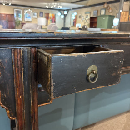Asian Style Long 7 Drawer Console